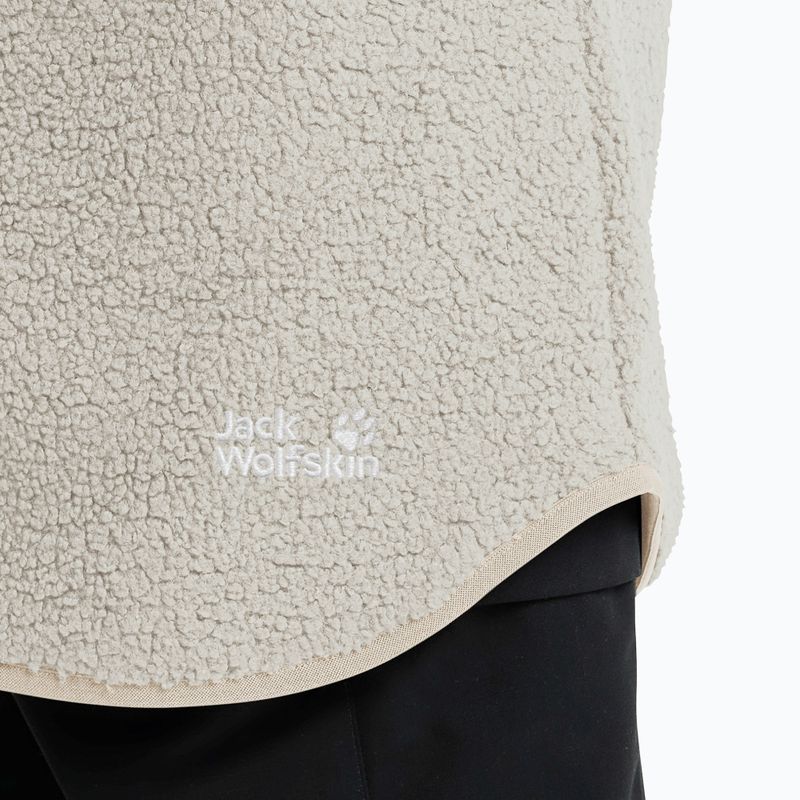 Giacca da trekking da donna Jack Wolfskin High Curl Coat sabbia chiaro 6