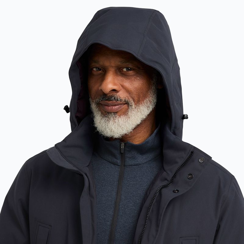 Giacca antipioggia da uomo Jack Wolfskin Canyon Shield Parka dark navy 4