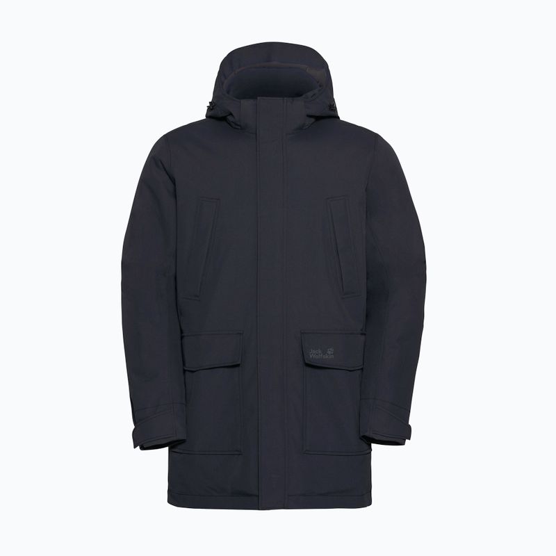Giacca antipioggia da uomo Jack Wolfskin Canyon Shield Parka dark navy 7