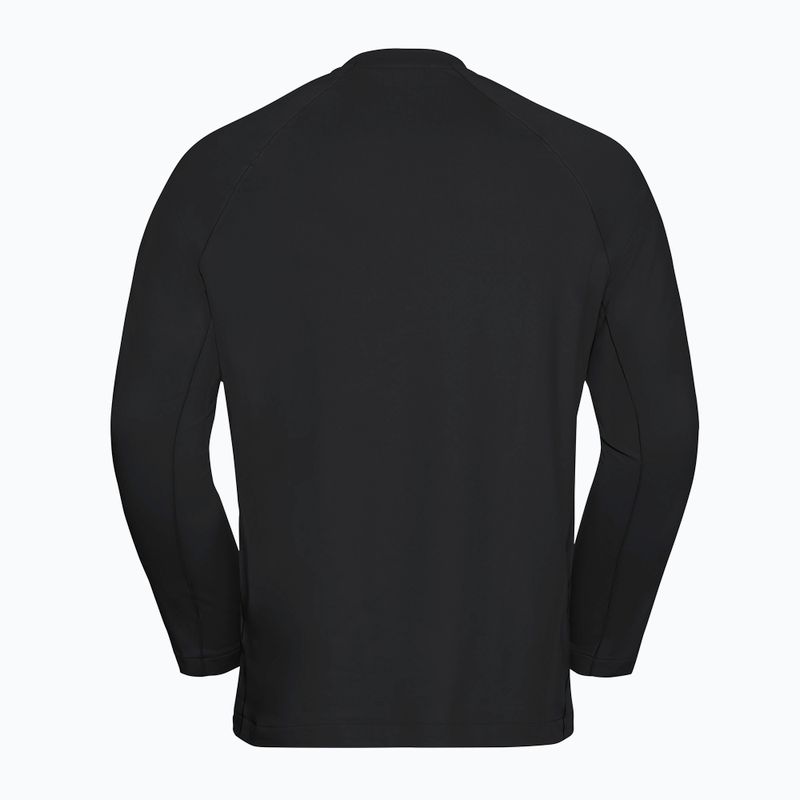 Maglia a maniche lunghe da uomo Jack Wolfskin Prelight Trail Crew nera 6