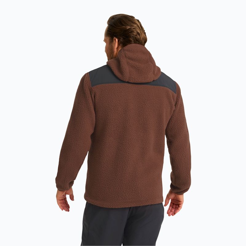 Pile da uomo Jack Wolfskin Kammweg Pile Fz hot choc 3