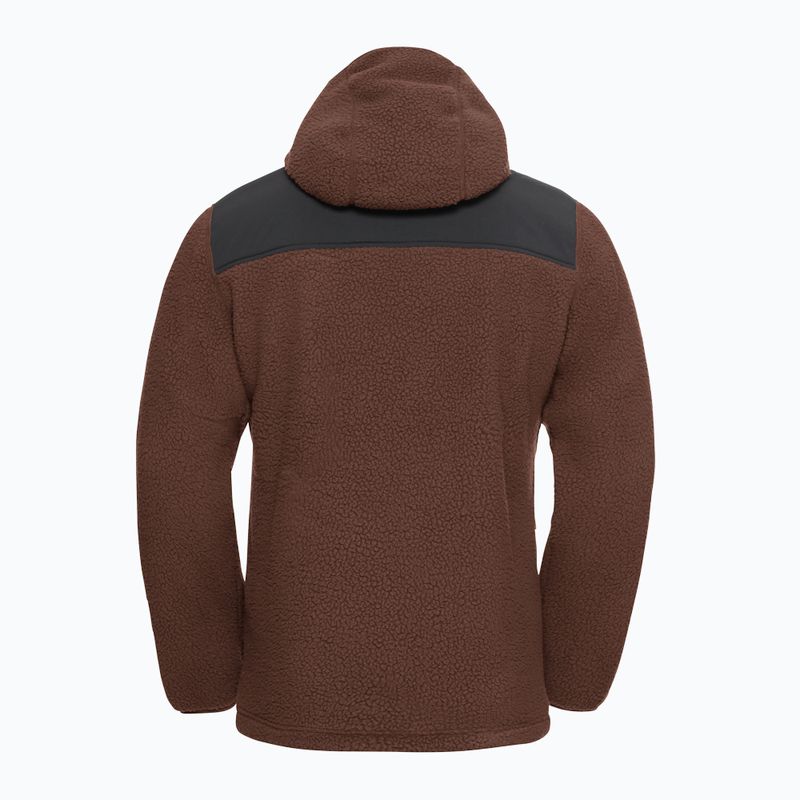 Pile da uomo Jack Wolfskin Kammweg Pile Fz hot choc 8