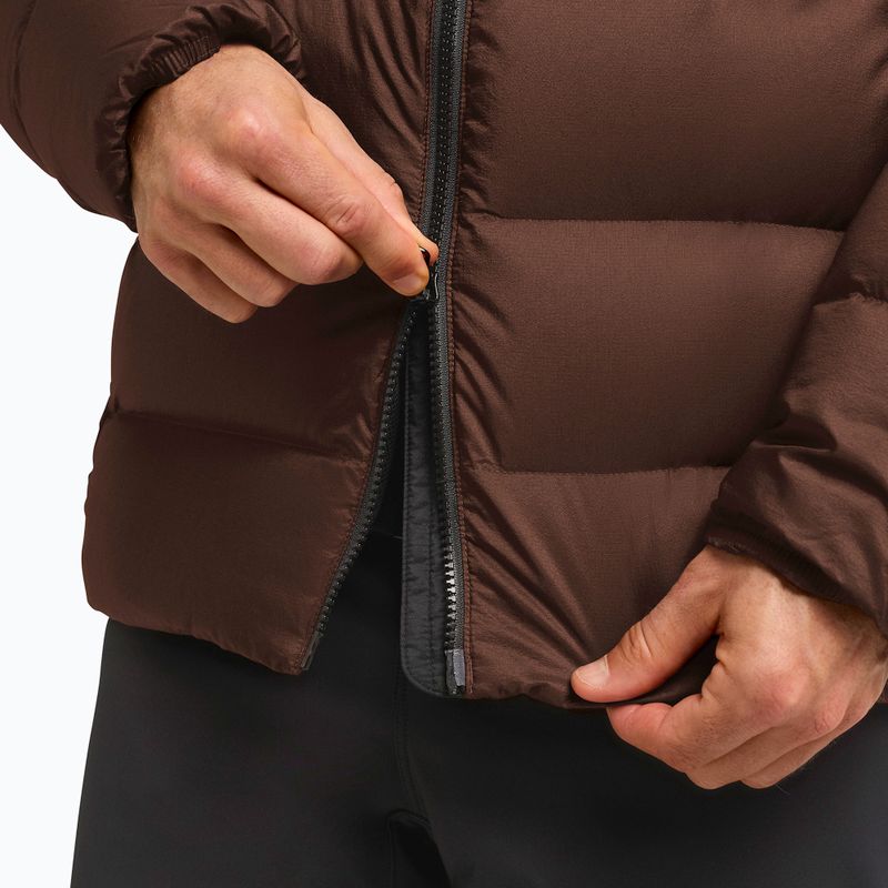 Giacca a piumino da uomo Jack Wolfskin Nebelhorn Down Hoody hot choc 5
