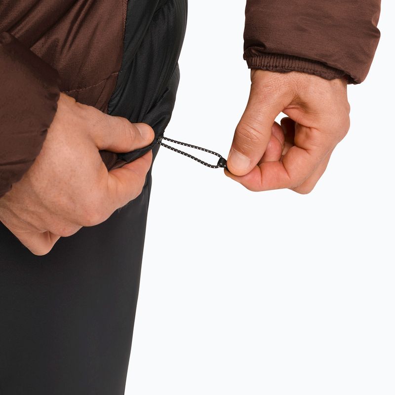 Giacca a piumino da uomo Jack Wolfskin Nebelhorn Down Hoody hot choc 6