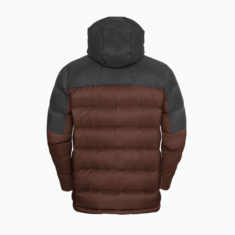 Giacca a piumino da uomo Jack Wolfskin Nebelhorn Down Hoody hot choc 8