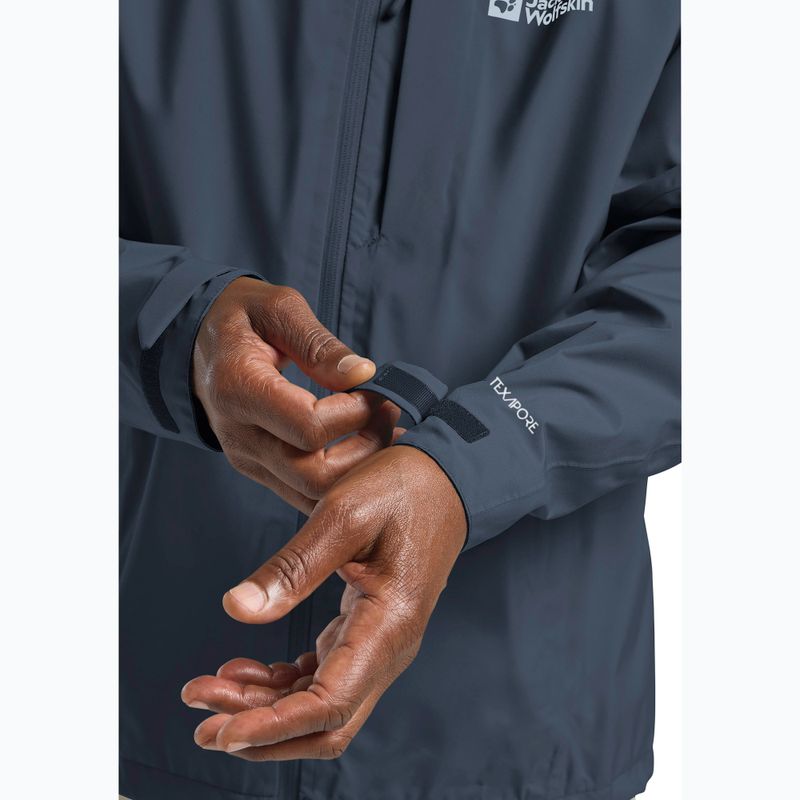 Giacca antipioggia da uomo Jack Wolfskin Tempest 2l midnight sky 6