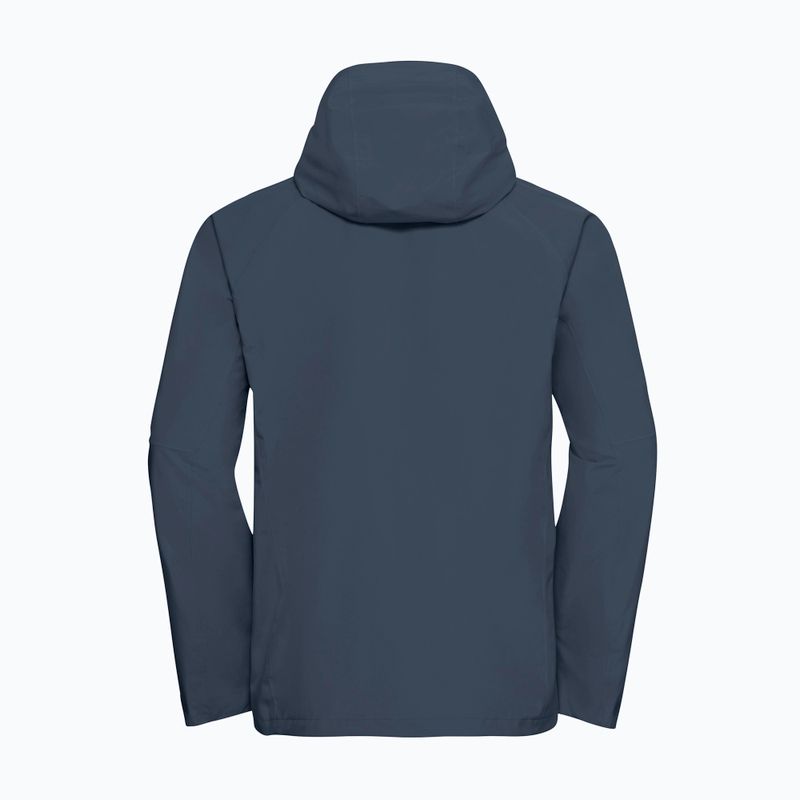 Giacca antipioggia da uomo Jack Wolfskin Tempest 2l midnight sky 9