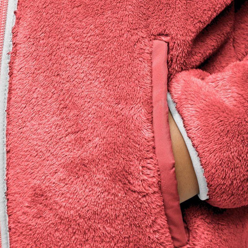 Felpa da trekking per bambini Jack Wolfskin Nepali sunset coral 3