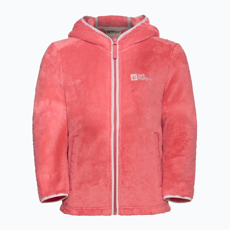 Felpa da trekking per bambini Jack Wolfskin Nepali sunset coral 4