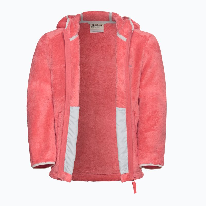 Felpa da trekking per bambini Jack Wolfskin Nepali sunset coral 6