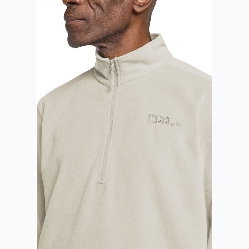 Felpa da trekking uomo Jack Wolfskin Taunus Hz pale sand 4