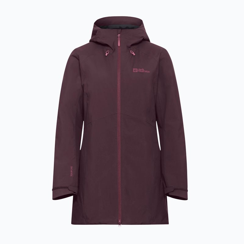 Giacca antipioggia da donna Jack Wolfskin Heidelstein Ins amaranth 7
