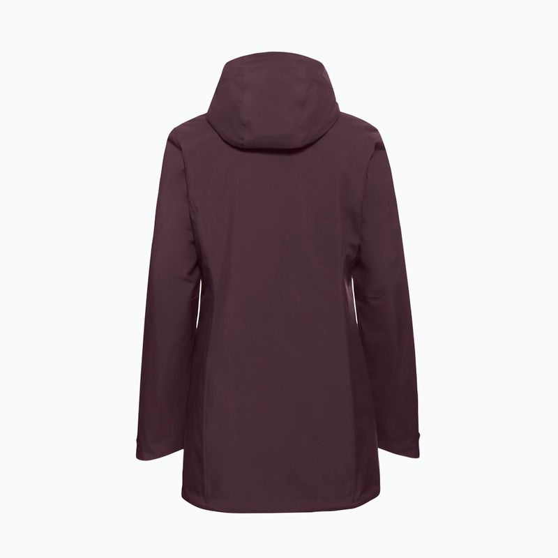 Giacca antipioggia da donna Jack Wolfskin Heidelstein Ins amaranth 8