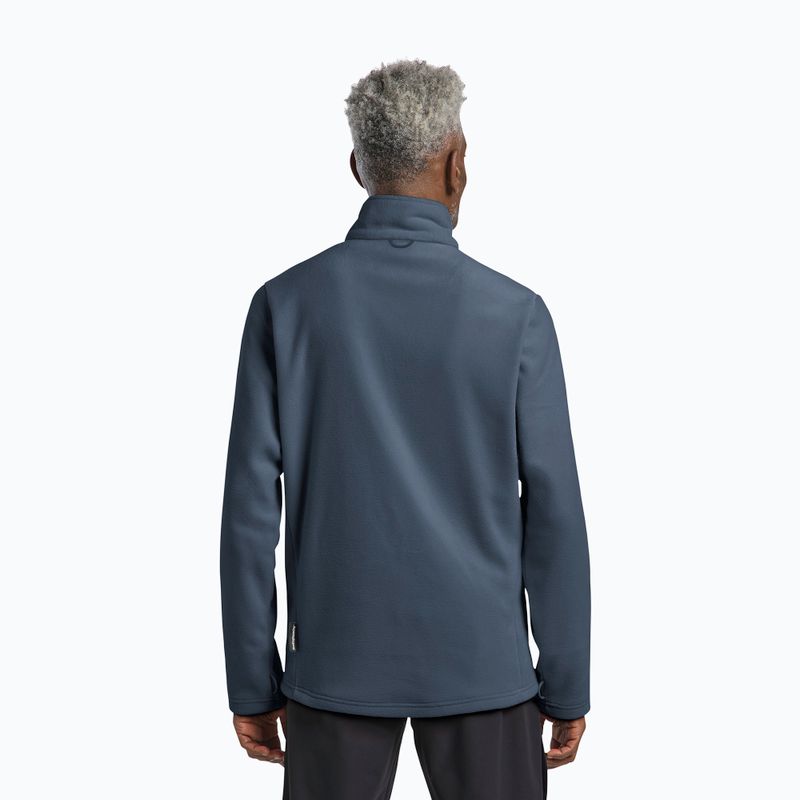 Felpa in pile da uomo Jack Wolfskin Winterstein Fz midnight sky 3