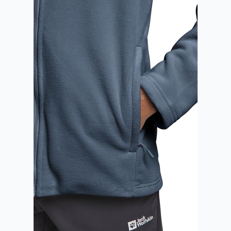 Felpa in pile da uomo Jack Wolfskin Winterstein Fz midnight sky 5