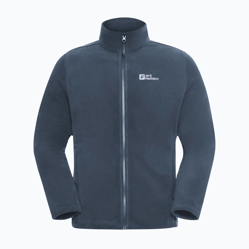Felpa in pile da uomo Jack Wolfskin Winterstein Fz midnight sky 7