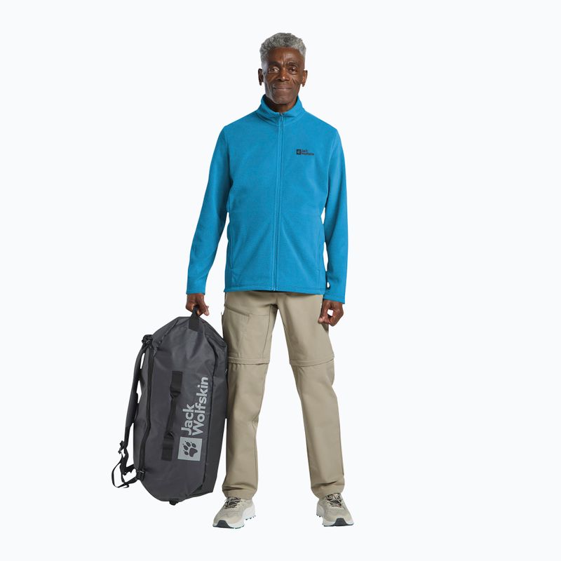 Felpa in pile da uomo Jack Wolfskin Taunus Fz aurora blue 2