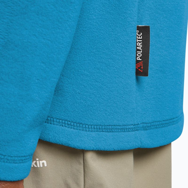 Felpa in pile da uomo Jack Wolfskin Taunus Fz aurora blue 7