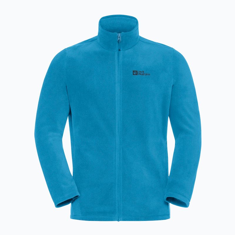 Felpa in pile da uomo Jack Wolfskin Taunus Fz aurora blue 8