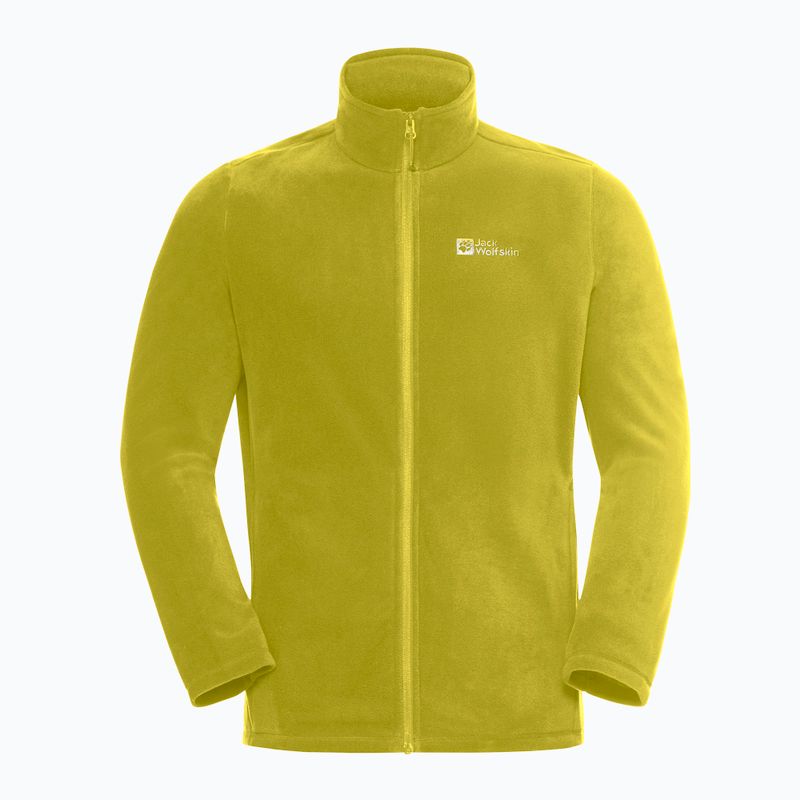 Felpa in pile da uomo Jack Wolfskin Taunus Fz chartreuse 8