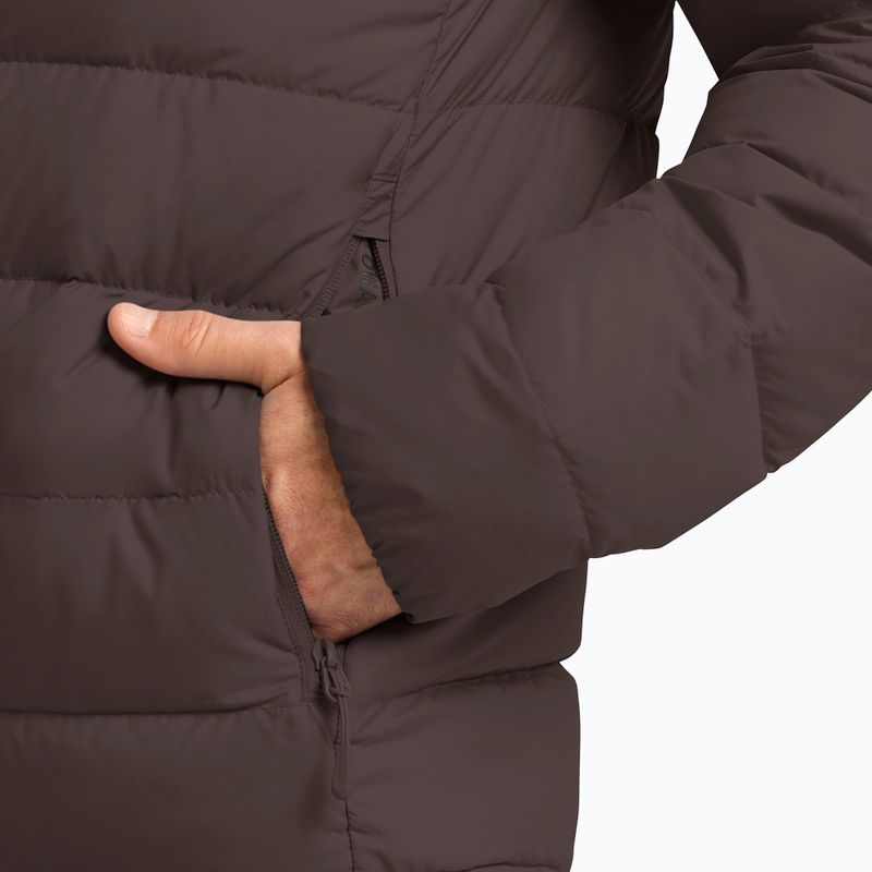 Giacca imbottita da uomo Jack Wolfskin Ather Down Hoody peat 5