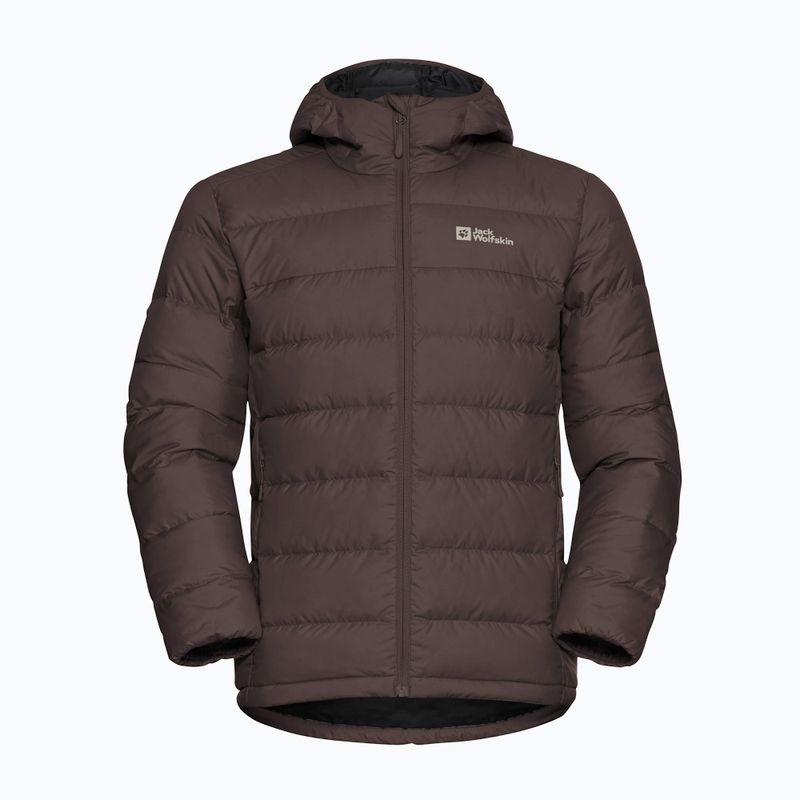 Giacca imbottita da uomo Jack Wolfskin Ather Down Hoody peat 7