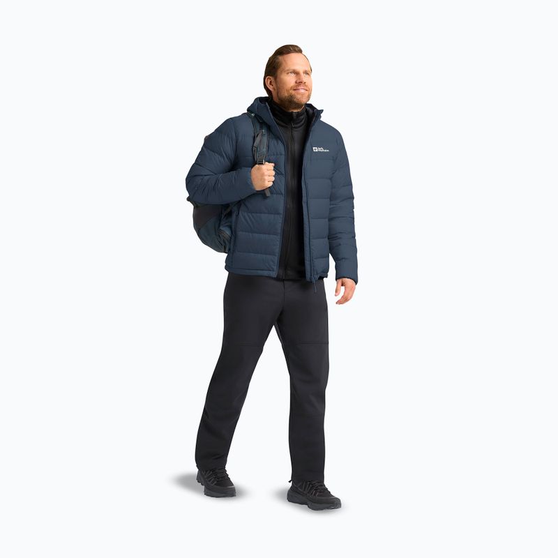 Giacca a piumino da uomo Jack Wolfskin Ather Down Hoody midnight sky/dark navy 2