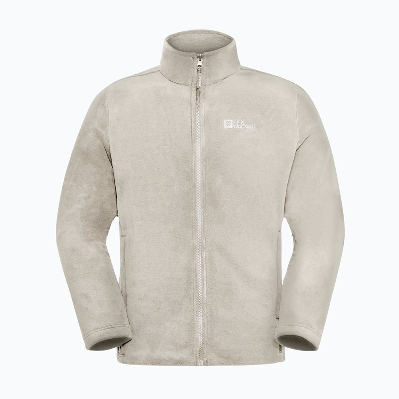 Felpa in pile da uomo Jack Wolfskin Winterstein Fz pale sand 7