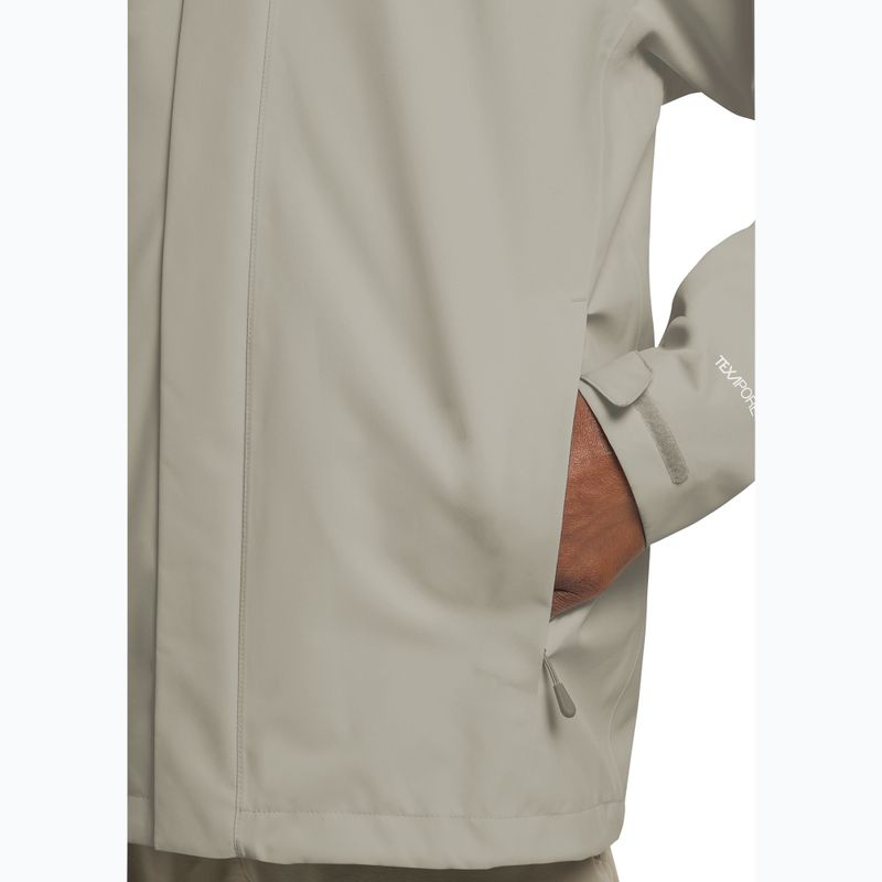 Giacca antipioggia da uomo Jack Wolfskin Trailtime 2L linen 5