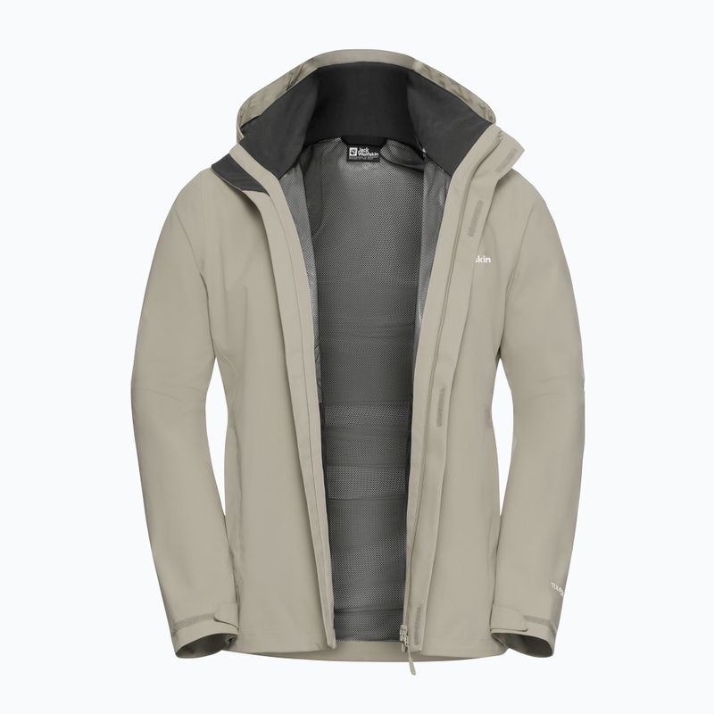 Giacca antipioggia da uomo Jack Wolfskin Trailtime 2L linen 9