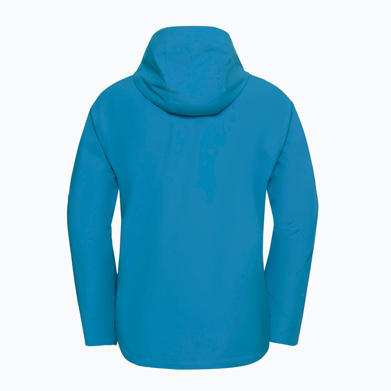 Giacca antipioggia da uomo Jack Wolfskin Trailtime 2L aurora blue 8