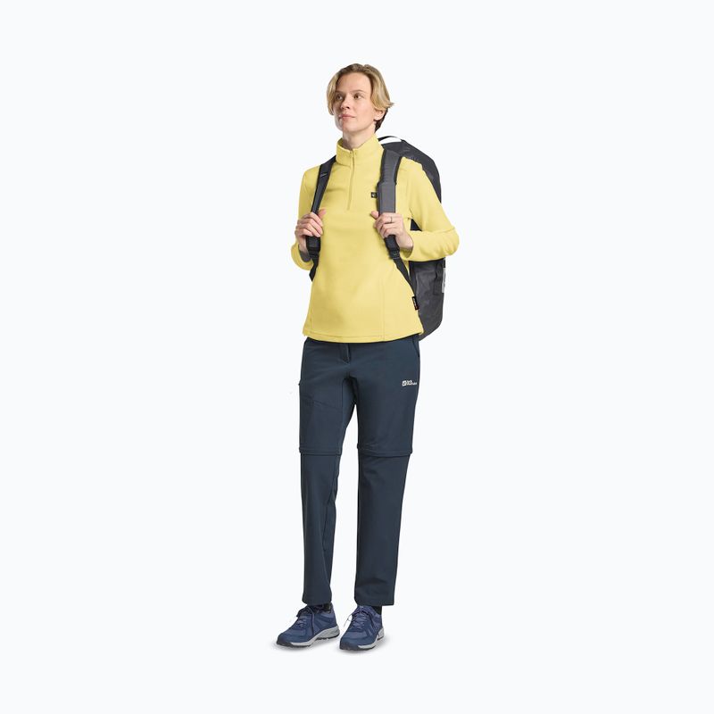 Felpa da trekking donna Jack Wolfskin Taunus Hz lemon ice 2