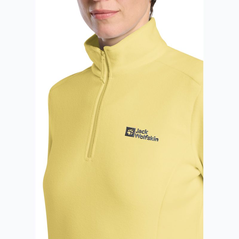 Felpa da trekking donna Jack Wolfskin Taunus Hz lemon ice 4