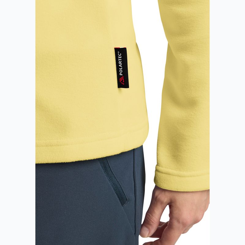 Felpa da trekking donna Jack Wolfskin Taunus Hz lemon ice 5