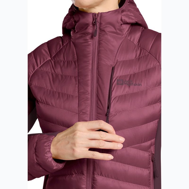 Giacca imbottita da donna Jack Wolfskin Routeburn Pro Ins raisin 6