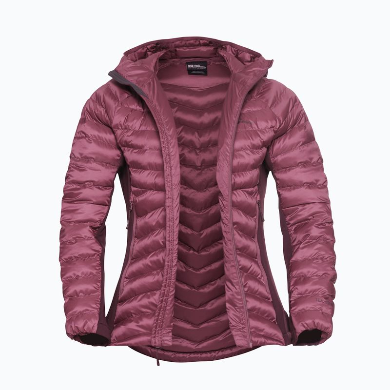 Giacca imbottita da donna Jack Wolfskin Routeburn Pro Ins raisin 10