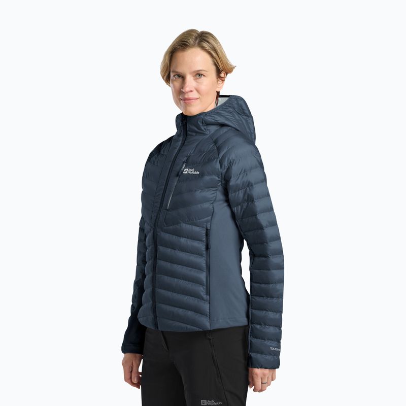 Giacca ibrida da donna Jack Wolfskin Routeburn Pro Ins midnight sky
