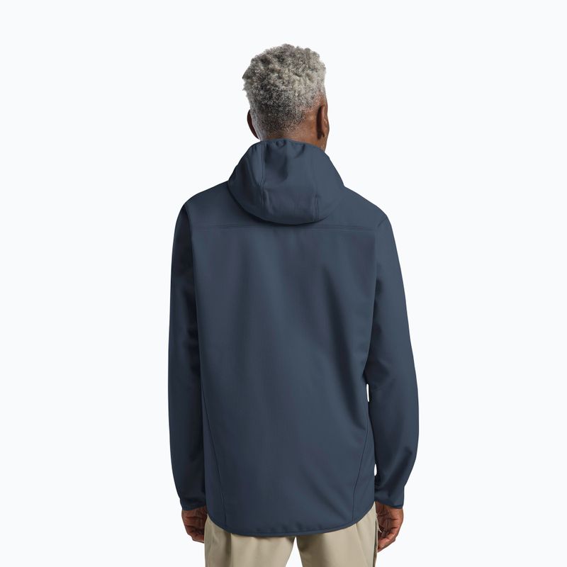 Giacca softshell da uomo Jack Wolfskin Bornberg Hoody midnight sky 3