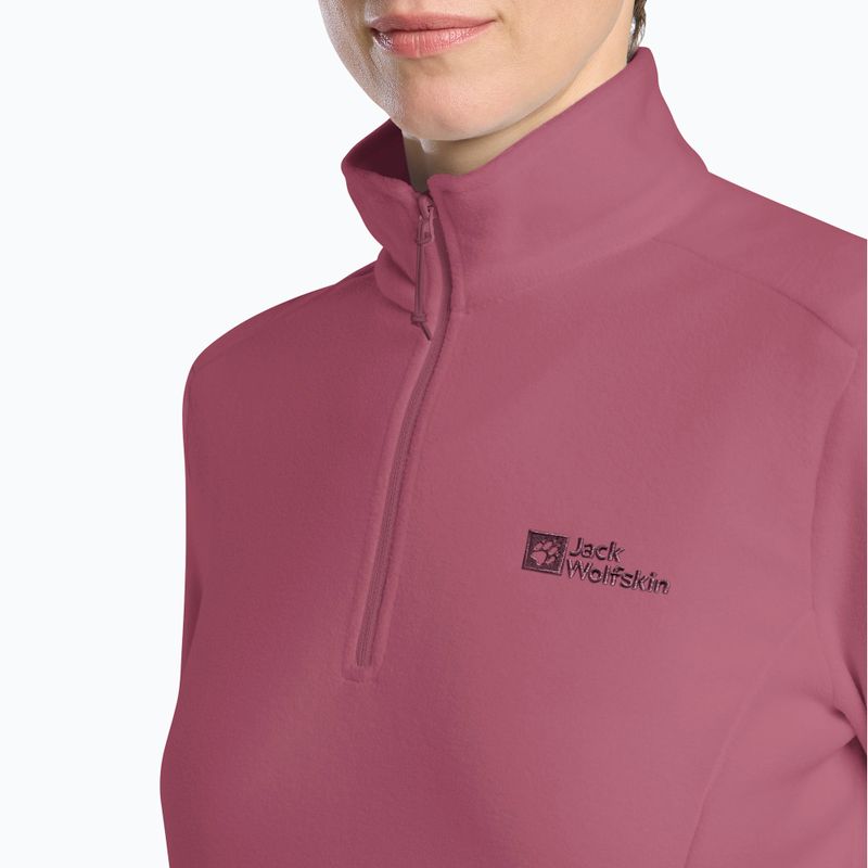 Felpa da trekking donna Jack Wolfskin Taunus Hz raisin 4