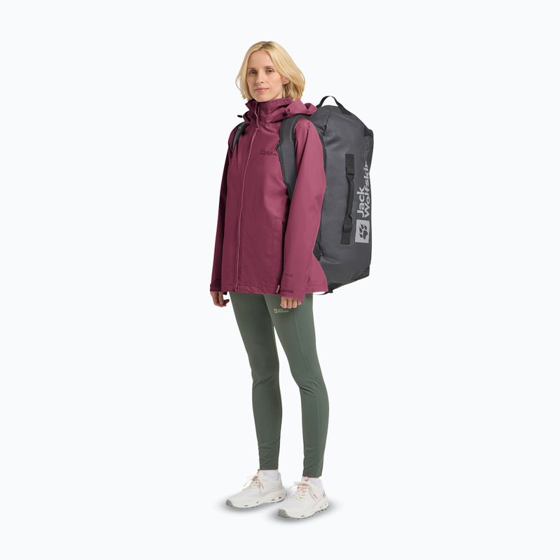 Giacca antipioggia da donna Jack Wolfskin Trailtime 2L raisin 2