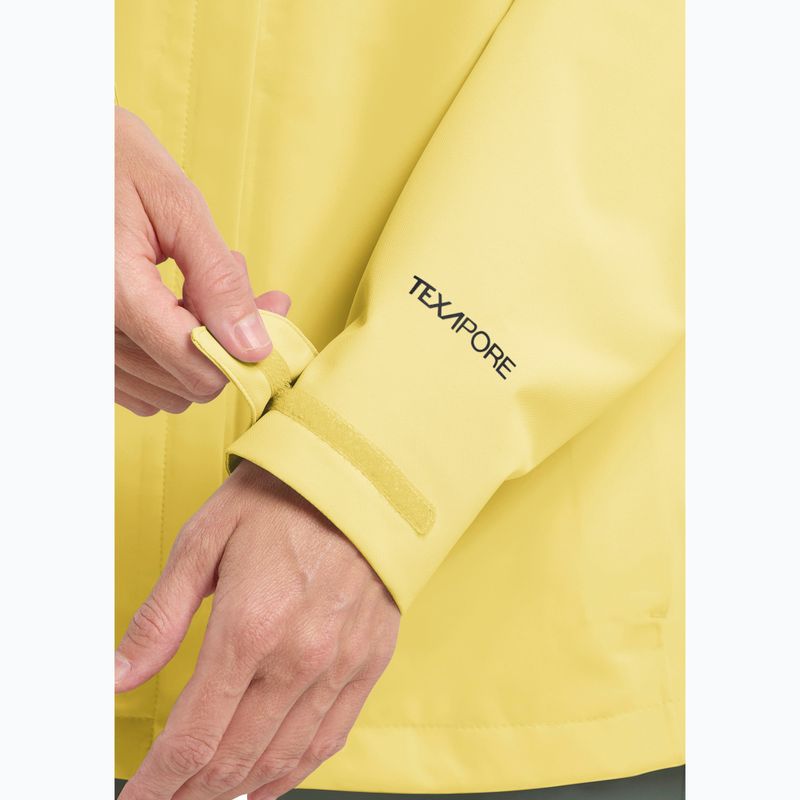 Giacca antipioggia da donna Jack Wolfskin Trailtime 2L lemon ice 7