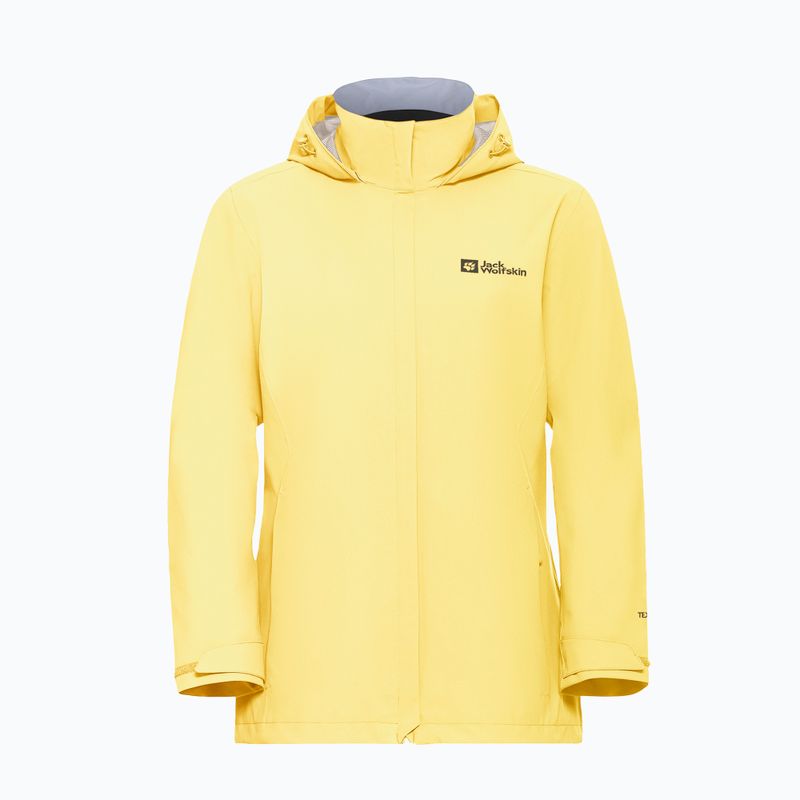Giacca antipioggia da donna Jack Wolfskin Trailtime 2L lemon ice 8