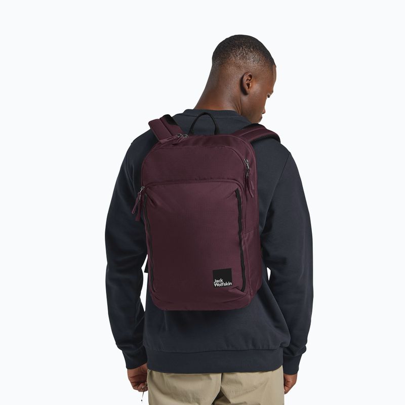 Zaino urbano Jack Wolfskin Terracade 24 l amaranto 9