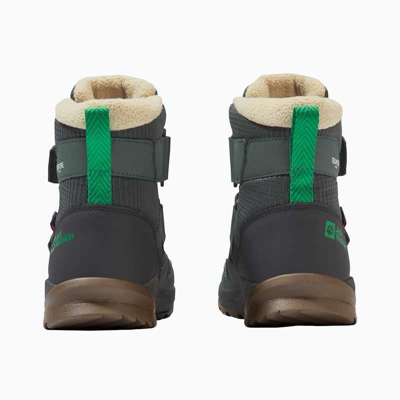Scarpe per bambini Jack Wolfskin Polar Bear-B Texapore Mid Vc mystic green 4