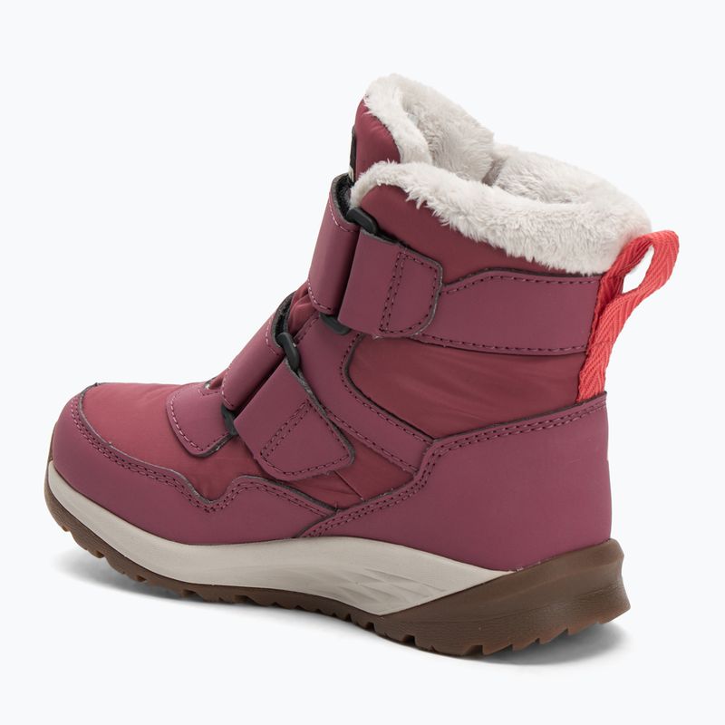 Scarpe per bambini Jack Wolfskin Polar Bear-B Texapore Mid Vc raisin 3