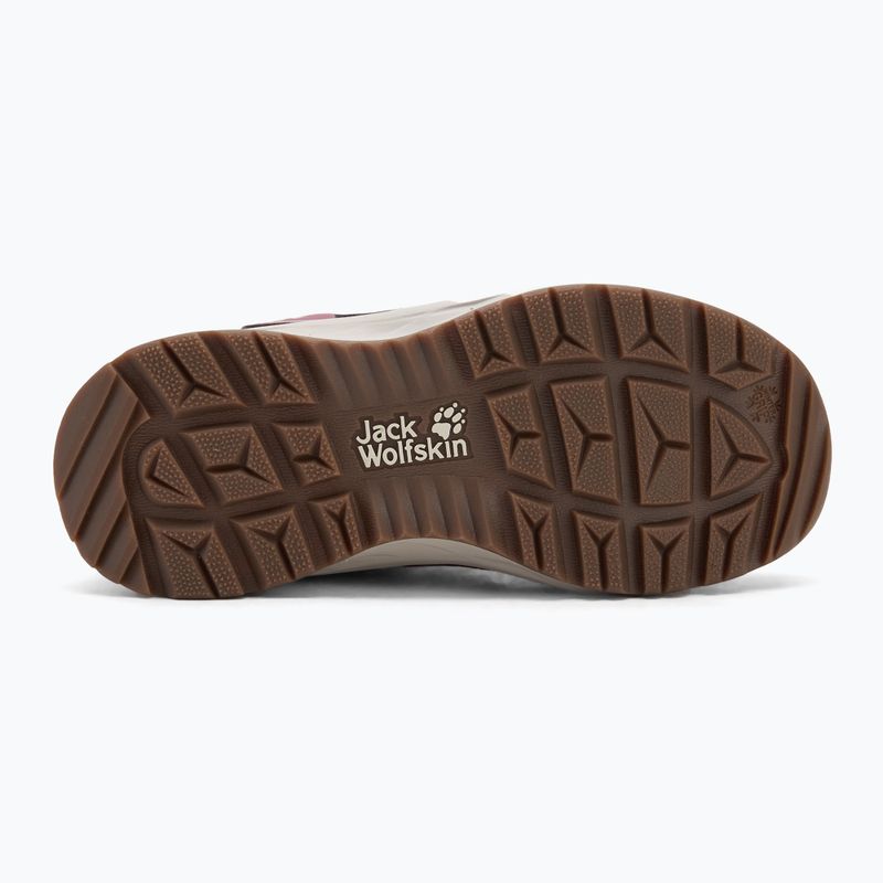 Scarpe per bambini Jack Wolfskin Polar Bear-B Texapore Mid Vc raisin 4
