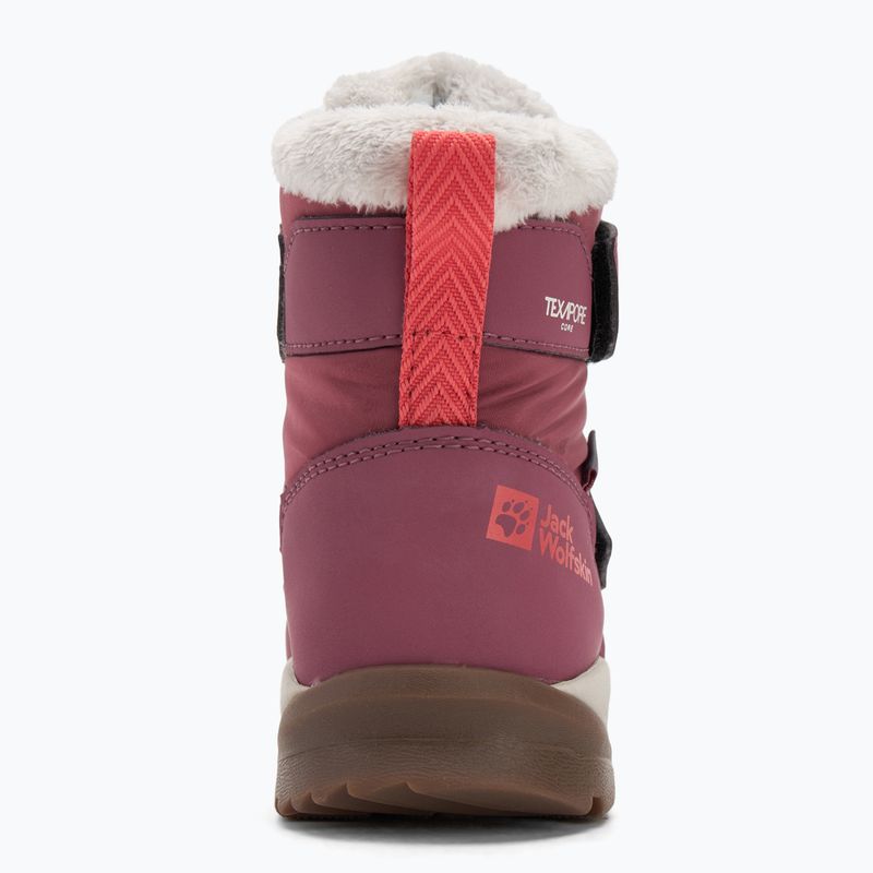 Scarpe per bambini Jack Wolfskin Polar Bear-B Texapore Mid Vc raisin 6
