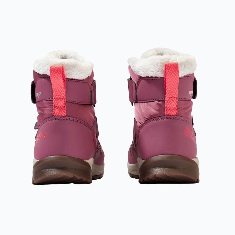 Scarpe per bambini Jack Wolfskin Polar Bear-B Texapore Mid Vc raisin 4