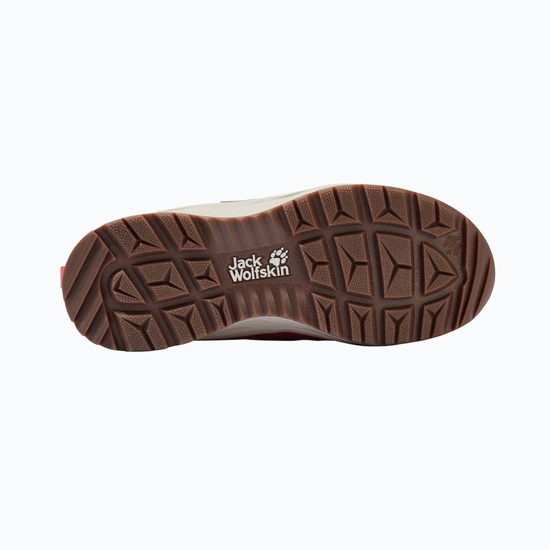 Scarpe per bambini Jack Wolfskin Polar Bear-B Texapore Mid Vc raisin 7