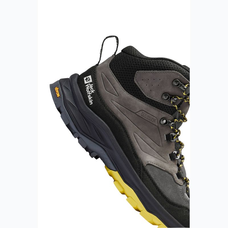 Scarpe da trekking da uomo Jack Wolfskin Cyrox Texapore Mid slate 15